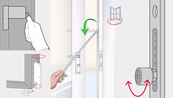 مراحل تعمیر پنجره دو جداره