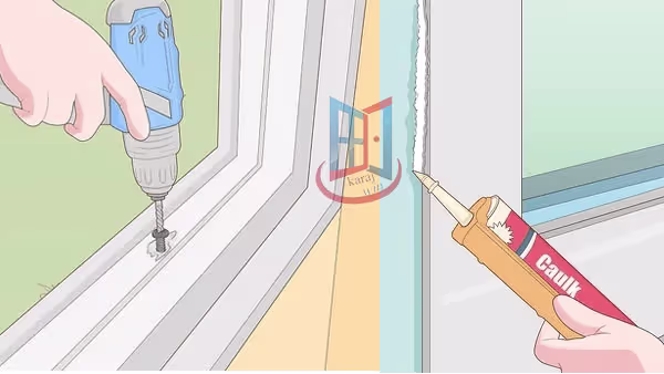 مراحل نصب پنجره دوجداره